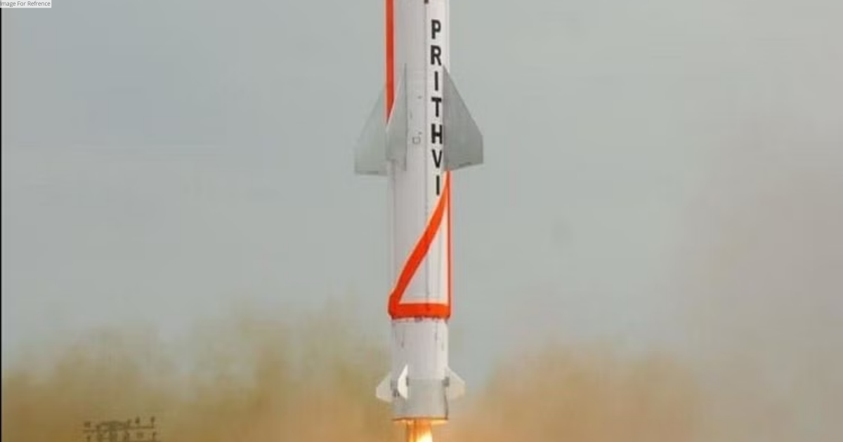 India successfully carries out training launch of Prithvi-II ballistic missile